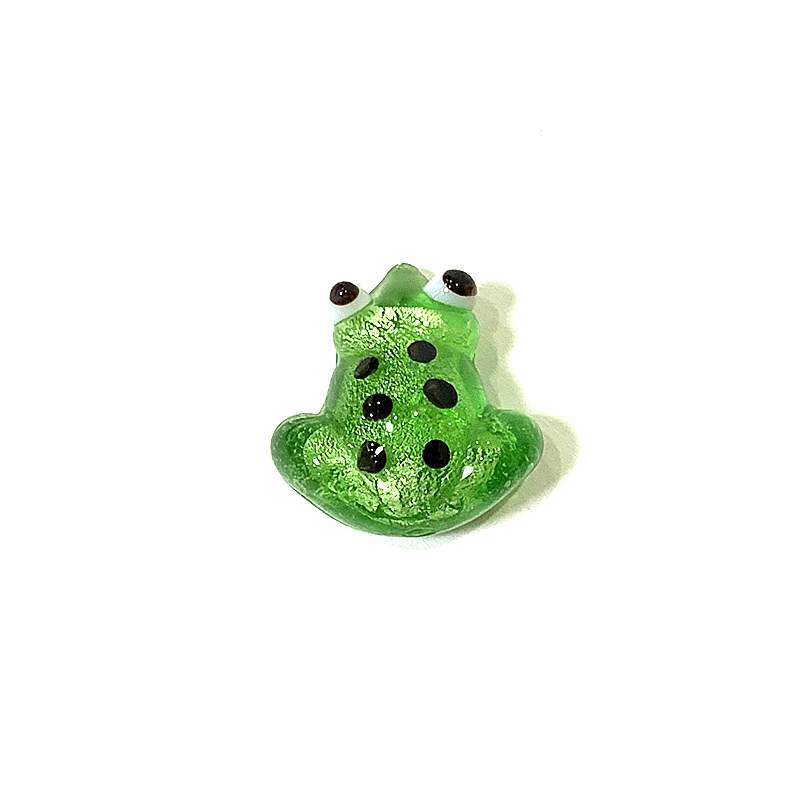 2pcs Mini Glass Frog Figurine  - Bonsai Garden Chinese Garden ulasan dan harga