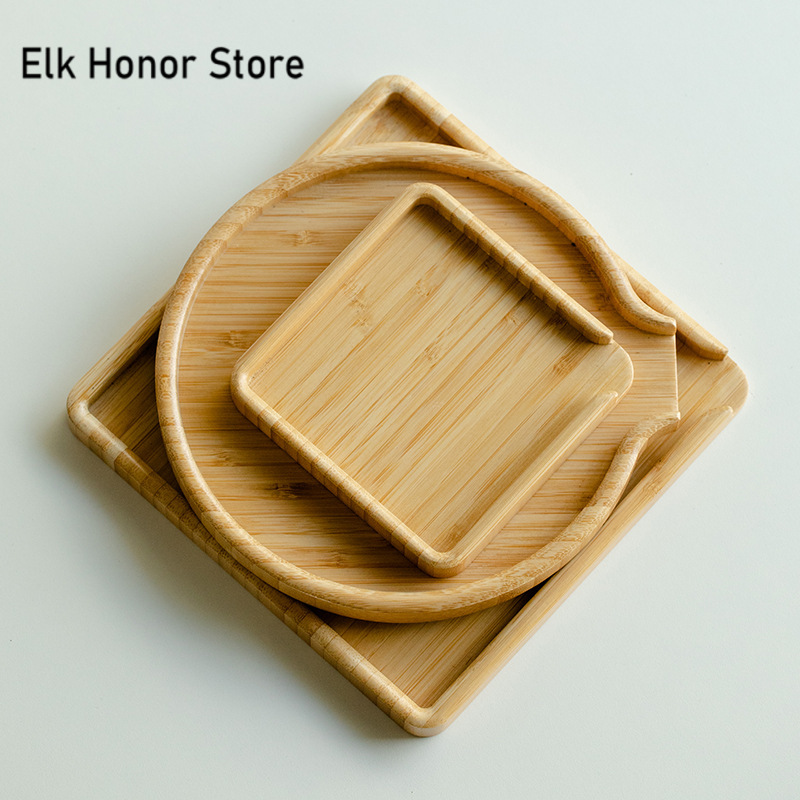 Chinese Bamboo Food Tray Puer  - Bonsai Garden Chinese Garden ulasan dan harga