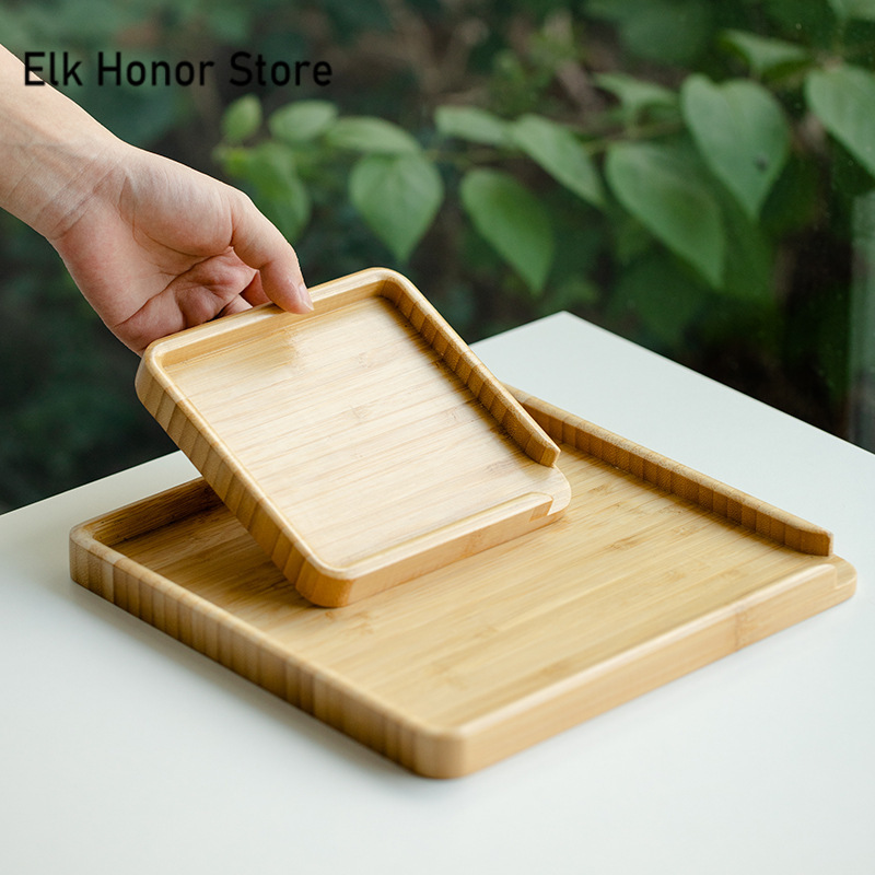 Chinese Bamboo Food Tray Puer  - Bonsai Garden Chinese Garden ulasan dan harga
