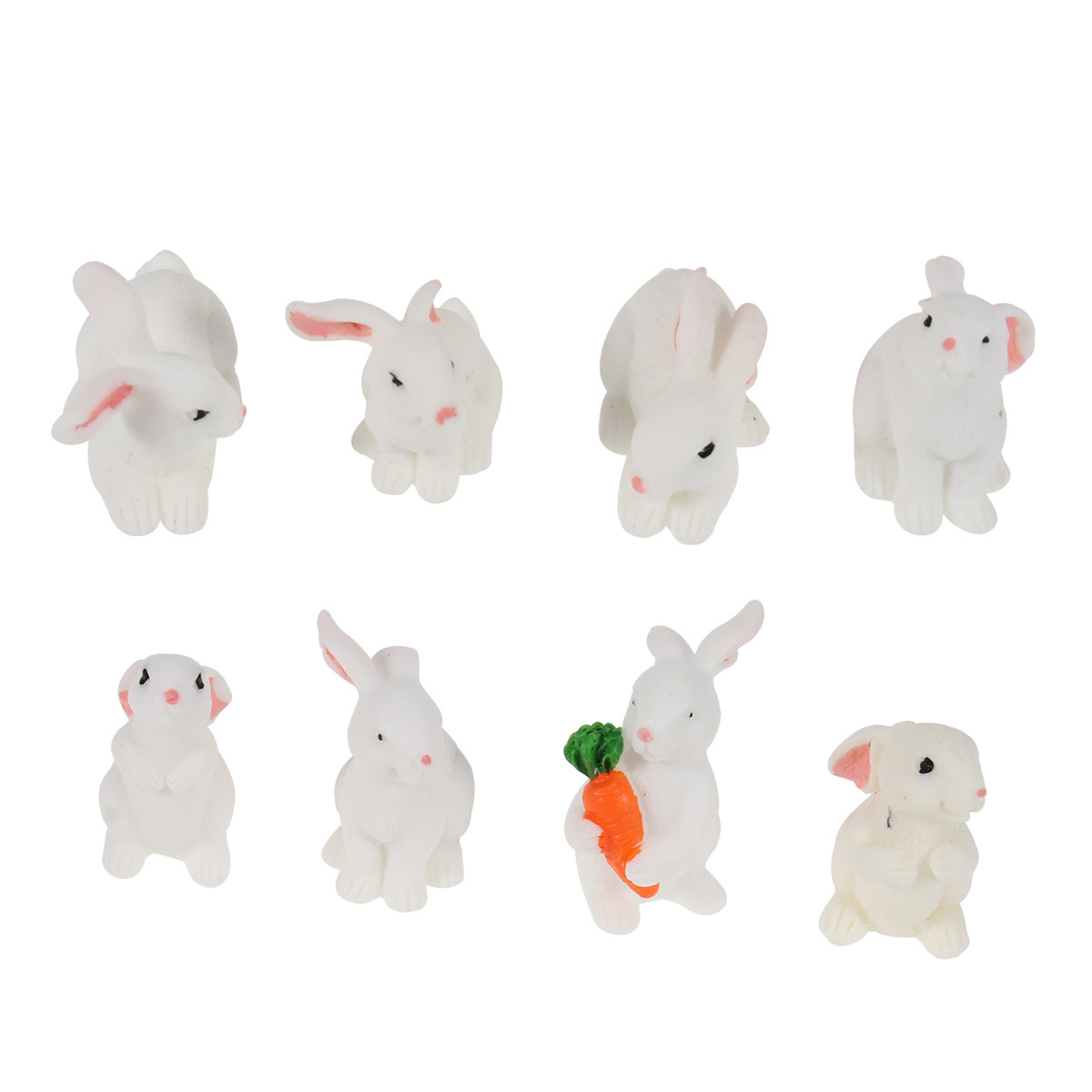 8Pcs Resin Garden Miniatures R - Bonsai Garden For Desk ulasan dan harga