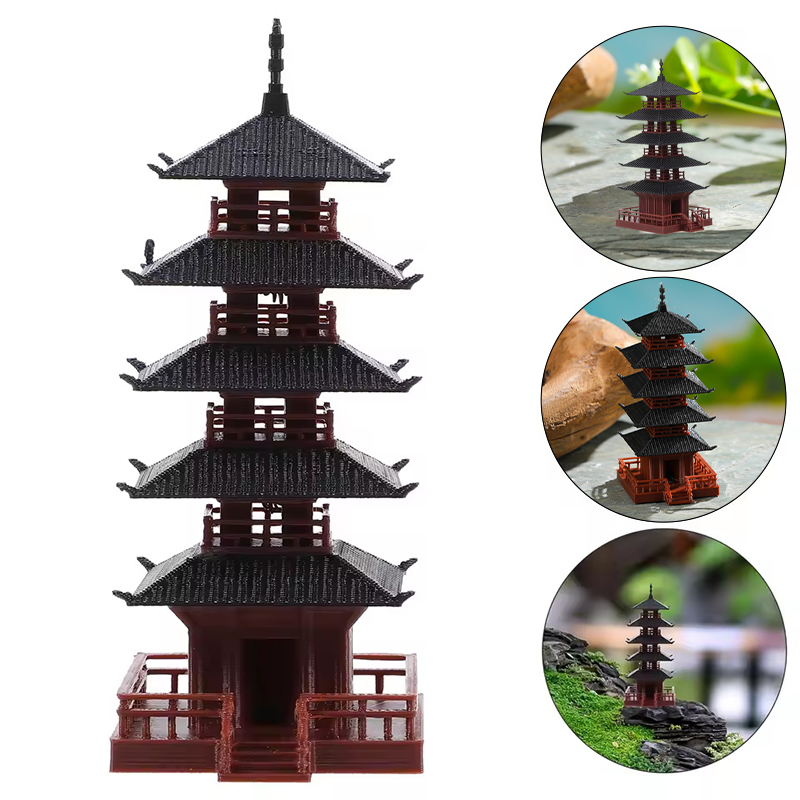 Garden Aquarium Bonsai Decor M - Bonsai Garden Chinese Garden ulasan dan harga