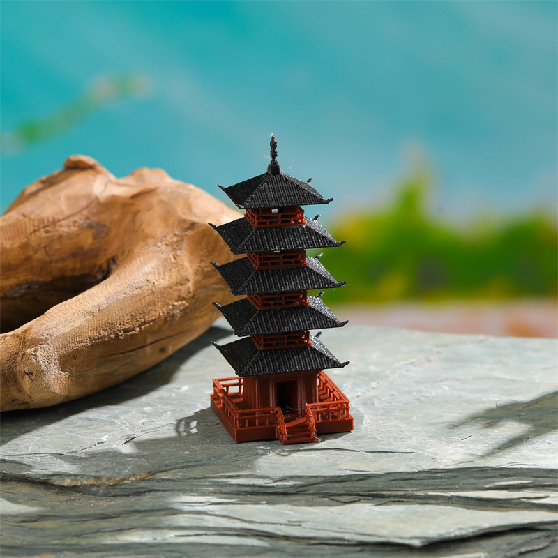 Garden Aquarium Bonsai Decor M - Bonsai Garden Chinese Garden ulasan dan harga