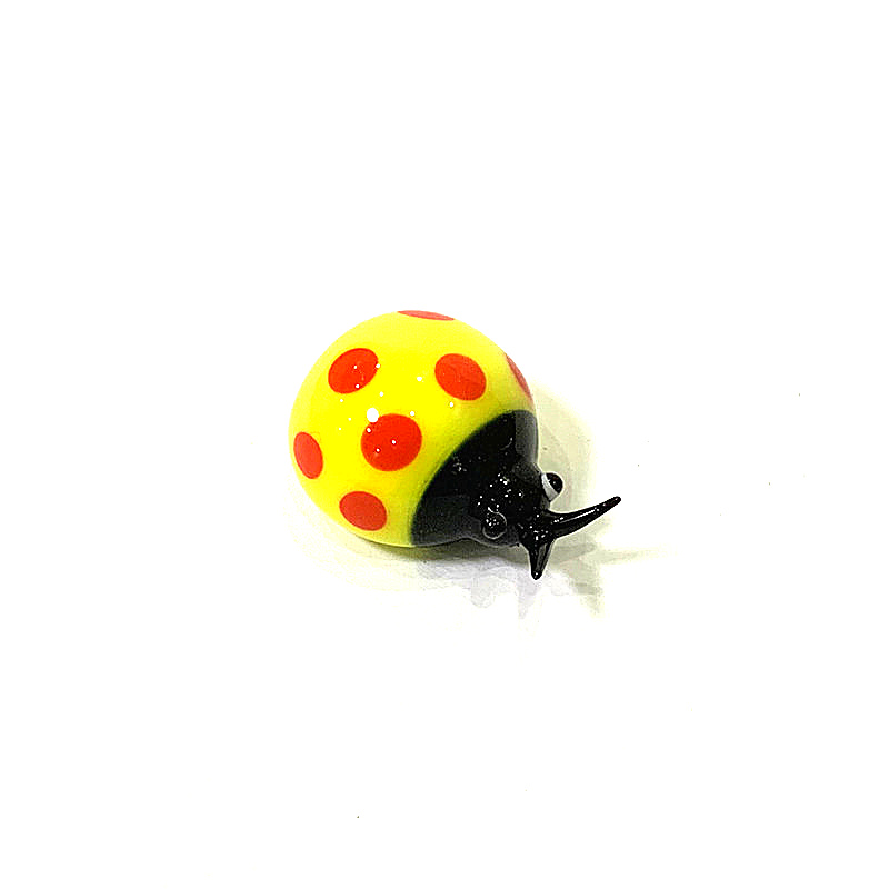 Colorful Mini Glass Ladybug Fi - Bonsai Garden Chinese Garden ulasan dan harga