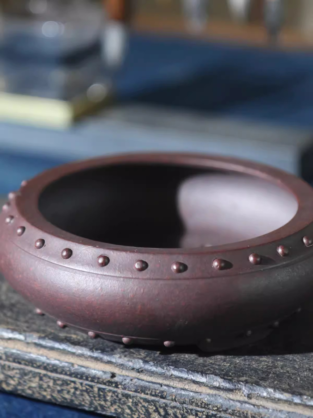 Ceramic Circle Bonsai Pot, Mad - Bonsai Garden Chinese Garden ulasan dan harga