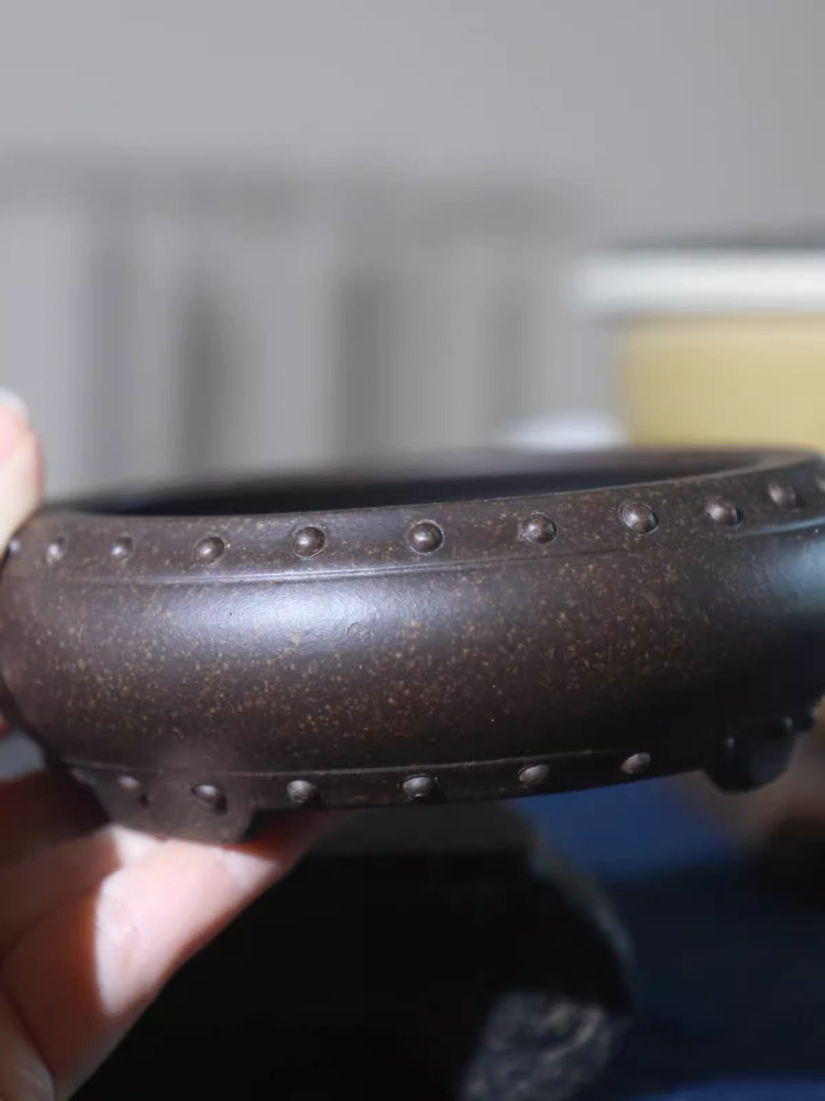 Ceramic Circle Bonsai Pot, Mad - Bonsai Garden Chinese Garden ulasan dan harga