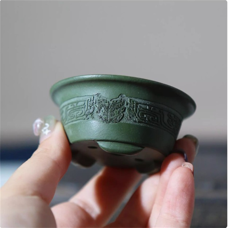 Ceramic Carved Mini Bonsai Pot - Bonsai Garden For Desk ulasan dan harga