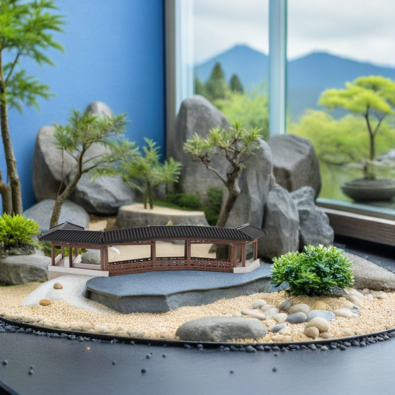 Miniature Bridge for Micro Sce - Bonsai Garden Decor ulasan dan harga