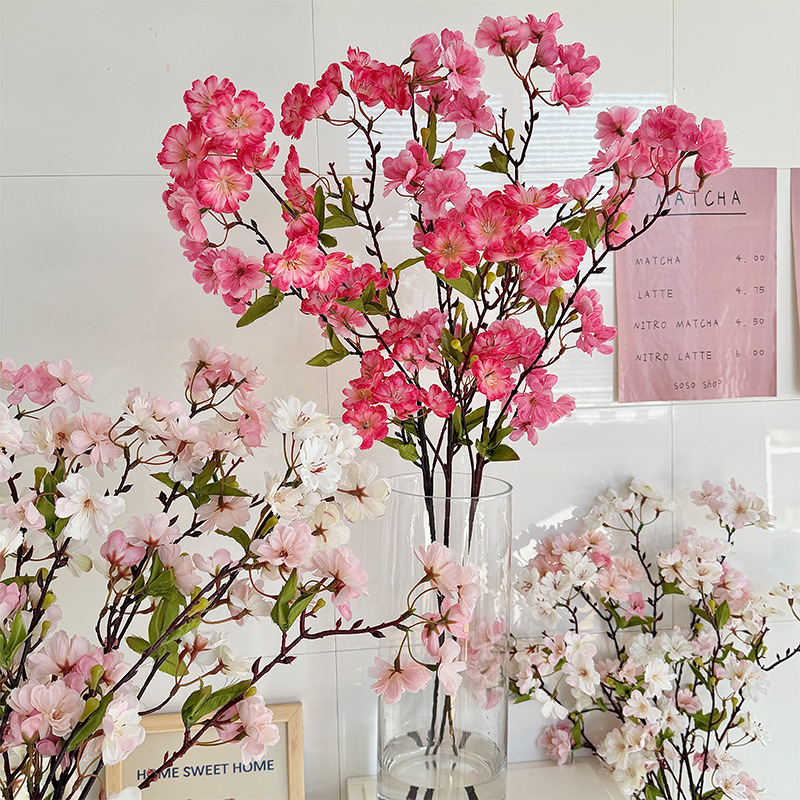90CM Cherry Blossom with Leave - Bonsai Garden Decor ulasan dan harga