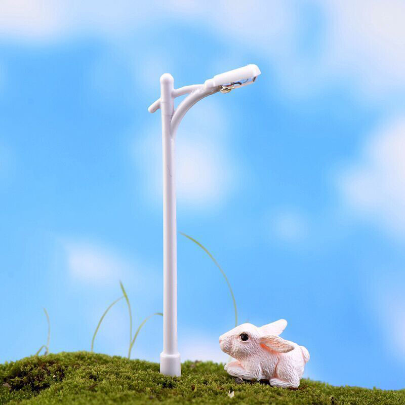 4Pcs Miniatures Road Light Mic - Bonsai Garden Chinese Garden ulasan dan harga