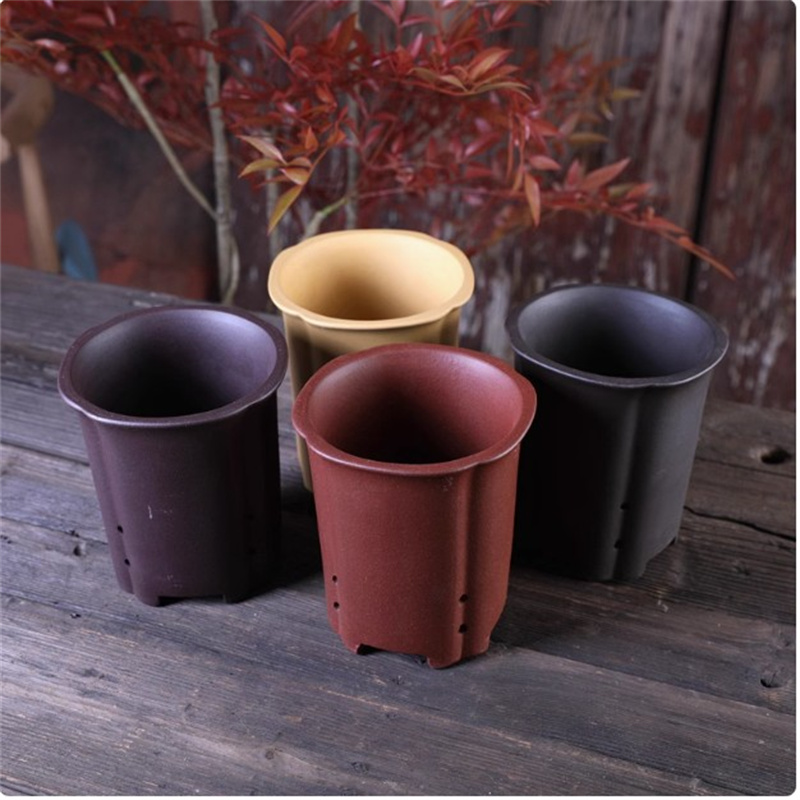 Purple Clay Handmade Pottery B - Bonsai Garden Chinese Garden ulasan dan harga