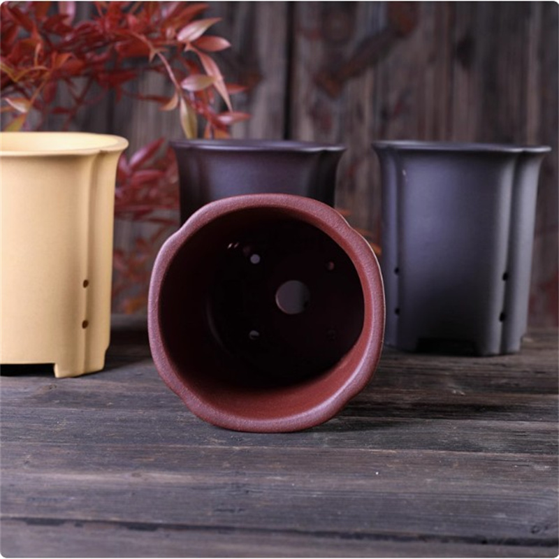 Purple Clay Handmade Pottery B - Bonsai Garden Chinese Garden ulasan dan harga
