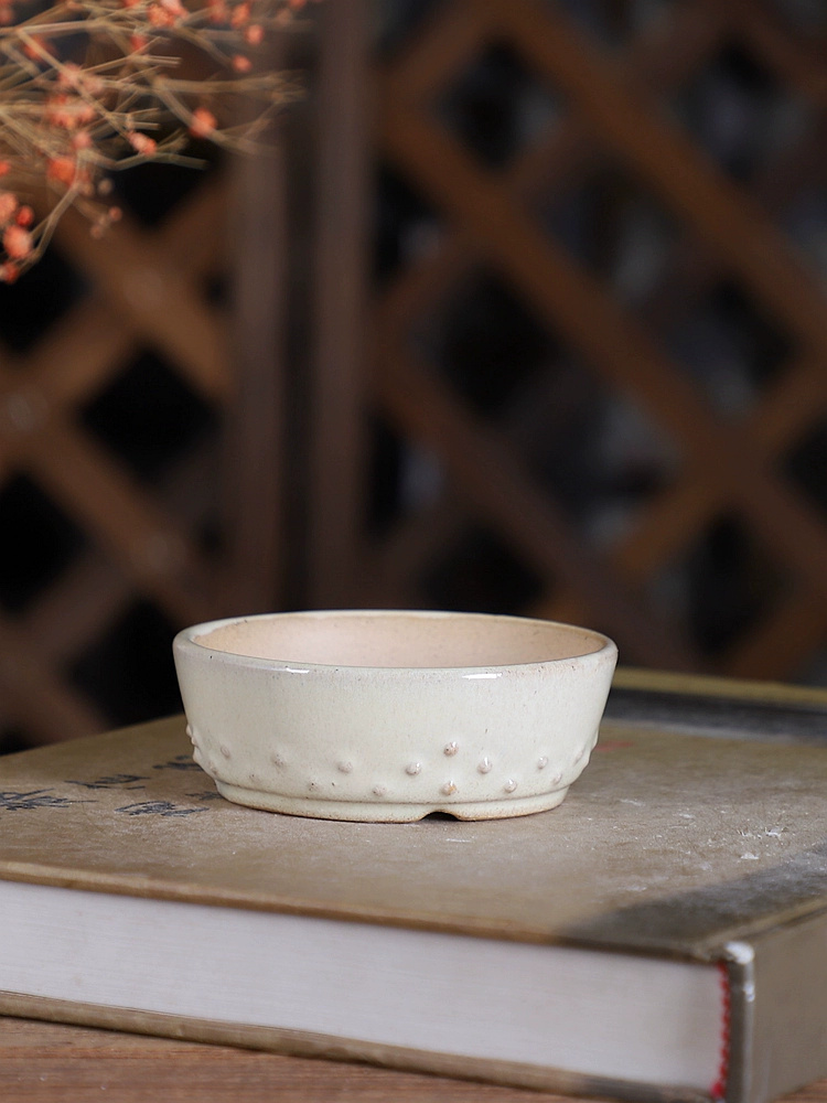 Porcelain Round Glazed Bonsai  - Bonsai Garden Chinese Garden ulasan dan harga