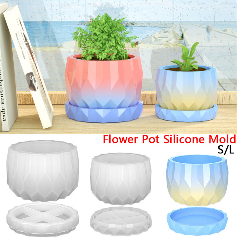 1 Set Silicone Planter Molds F - Bonsai Garden Decor ulasan dan harga