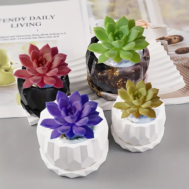 1 Set Silicone Planter Molds F - Bonsai Garden Decor ulasan dan harga