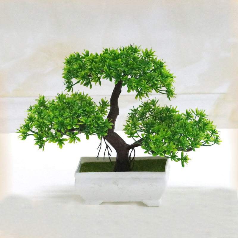 Artificial Bonsai Plastic Bion - Bonsai Garden For Desk ulasan dan harga