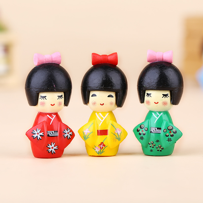 New Japanese Cute Girl Figurin - Bonsai Garden Chinese Garden ulasan dan harga