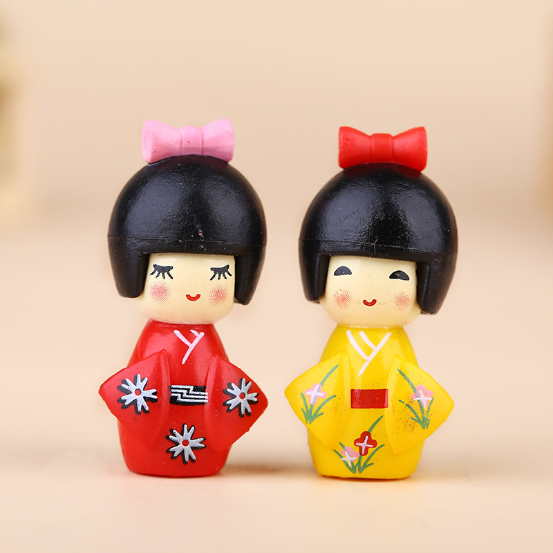New Japanese Cute Girl Figurin - Bonsai Garden Chinese Garden ulasan dan harga
